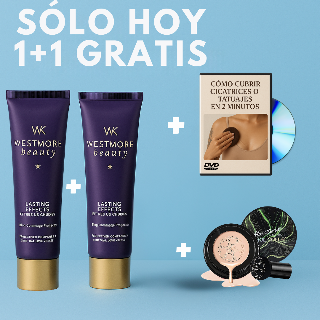 1+1 GRATIS | Westmore Beauty™ - Maquillaje corporal para embellecer tu piel al momento