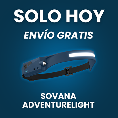 Sovana AdventureLight - Lámpara frontal LED 230º