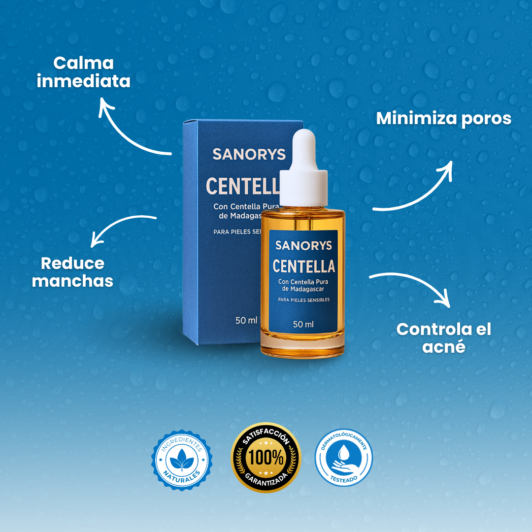 Sanorys Centella - Elimina manchas y puntos negros de tu rostro en sólo 6 días