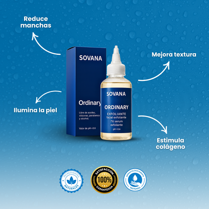 Sovana Ordinary - Sérum exfoliante para una piel luminosa sin manchas