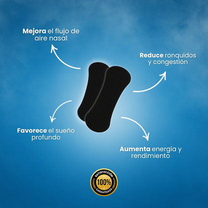 Mog Strips - Parches para nariz y boca para un sueño profundo