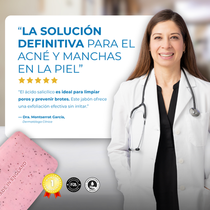 Sovana Revitalex - Jabón exfoliante con ácido salicílico anti-acné