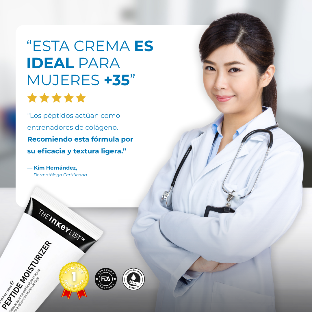 Sovana Peptide - Crema de Colágeno reductora de arrugas faciales