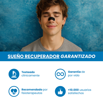 Mog Strips - Parches para nariz y boca para un sueño profundo