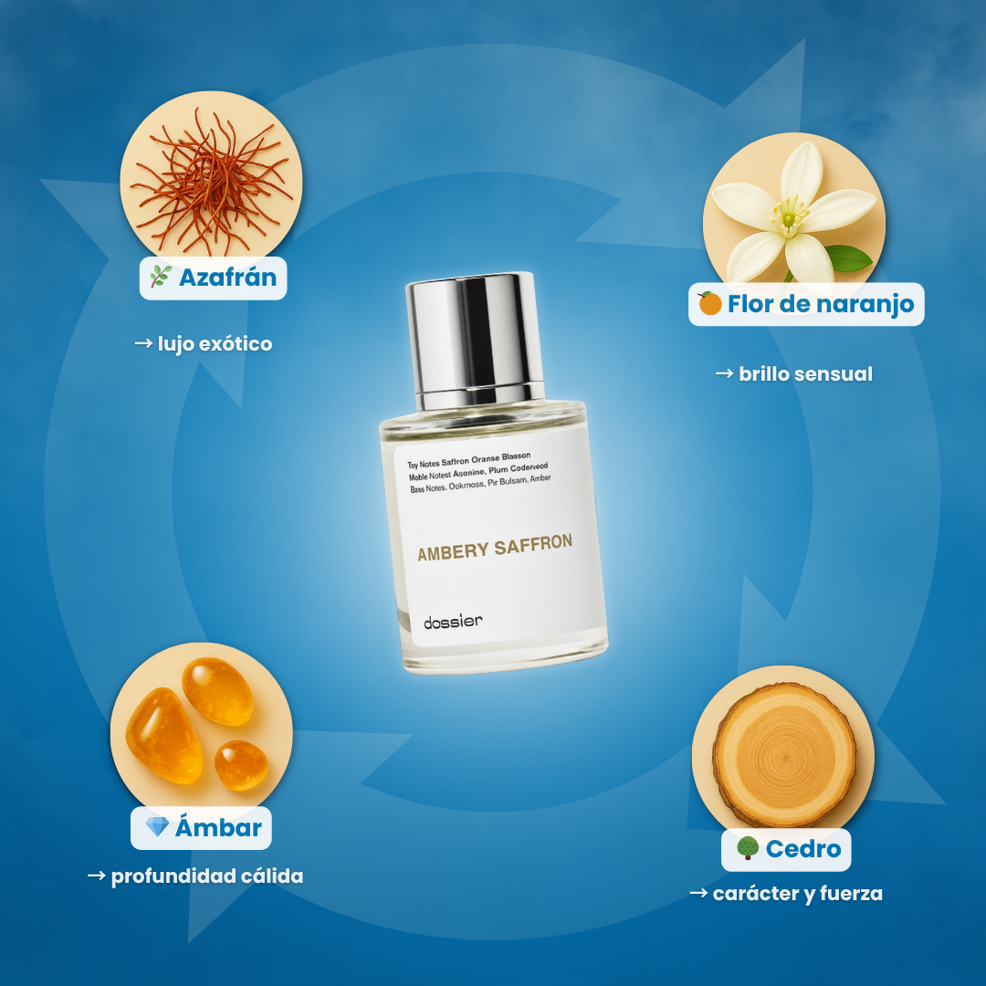 Eau de Parfu Ambery Saffron - Espray de puro azafrán ámbar