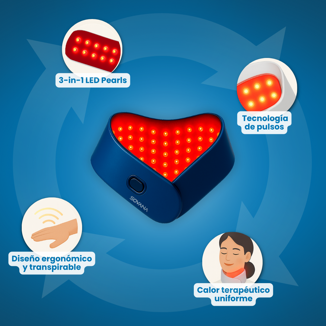 Sovana NeckRelief - Dispositivo de luz roja para cervicales