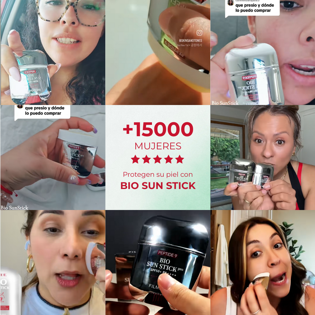 SÓLO HOY 1+1 GRATIS| Bio Sun Stick™ - Protector Solar SPF 50+ con Péptidos