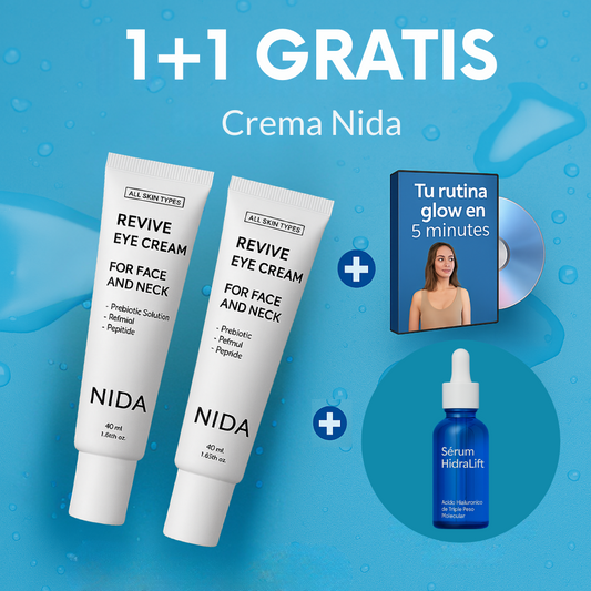 1+1 GRATIS| Nida™ - La solución definitiva para eliminar ojeras y bolsas del contorno de tus ojos