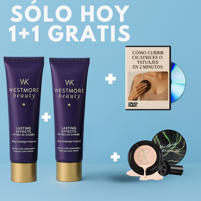 1+1 GRATIS | Westmore Beauty™ - Maquillaje corporal para embellecer tu piel al momento